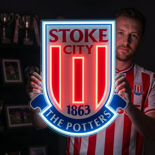 Stoke City FC LED Neon Sign