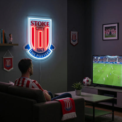 Stoke City FC LED Neon Sign
