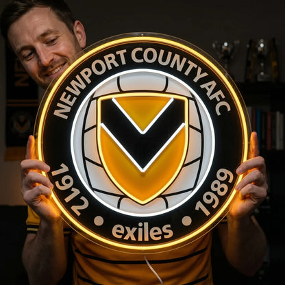 Newport County AFC LED Neon Sign