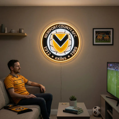 Newport County AFC LED Neon Sign