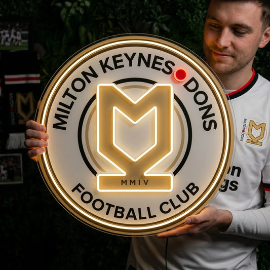 Milton Keynes Dons FC MK Dons LED Neon Sign