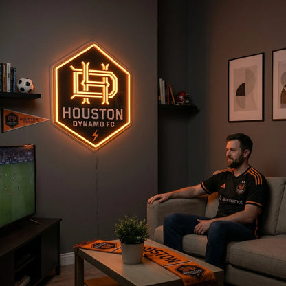 Houston Dynamo FC MLS LED Neon Sign