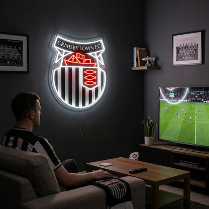 Grimsby Town FC Football Club Crest LED Neon Sign
