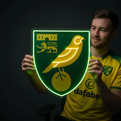 Norwich City FC LED Neon Sign
