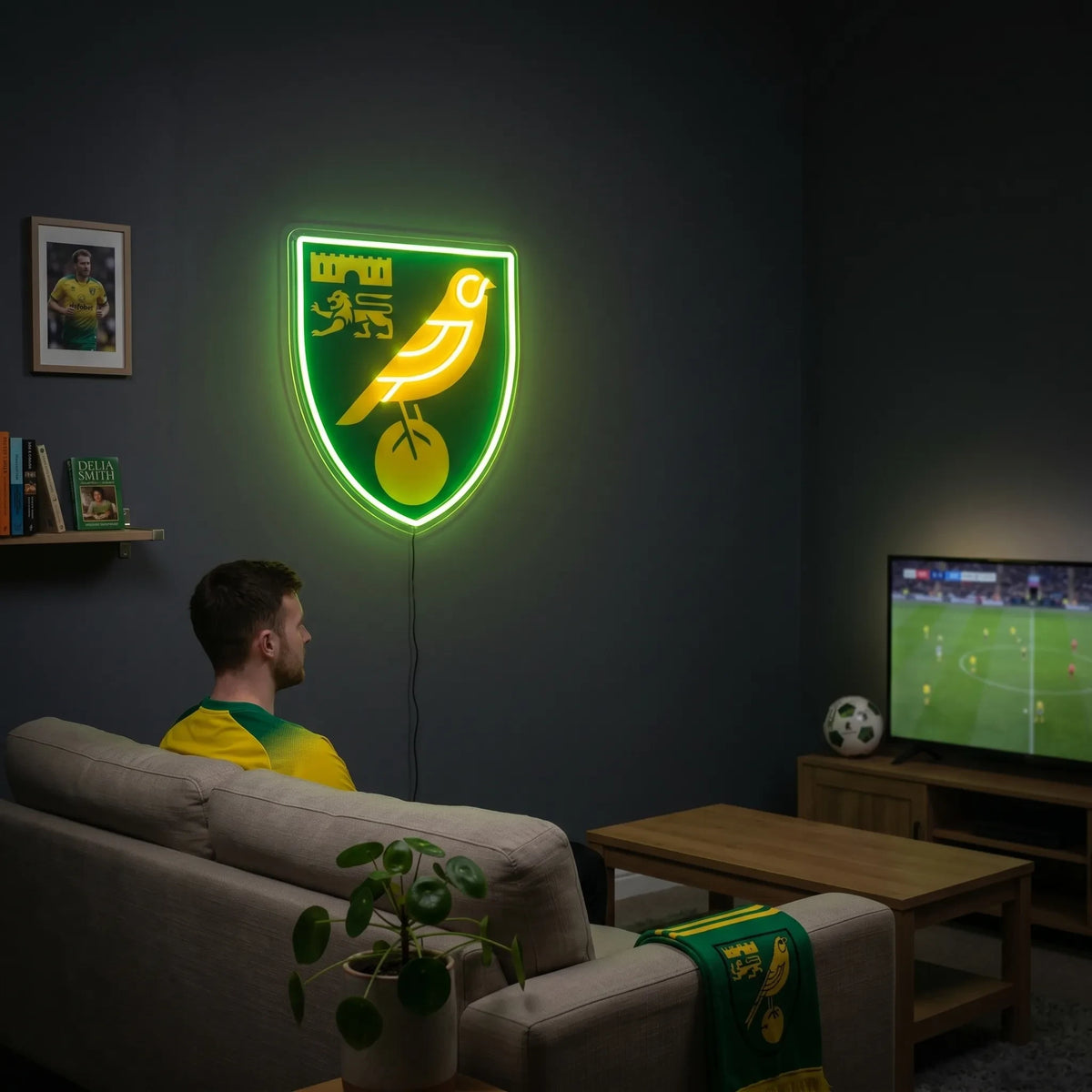 Norwich City FC LED Neon Sign