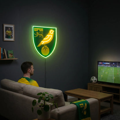 Norwich City FC LED Neon Sign