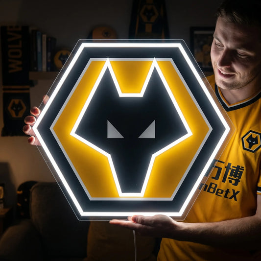 Wolverhampton Wanderers Wolves FC LED Neon Sign