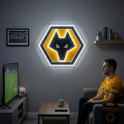 Wolverhampton Wanderers Wolves FC LED Neon Sign