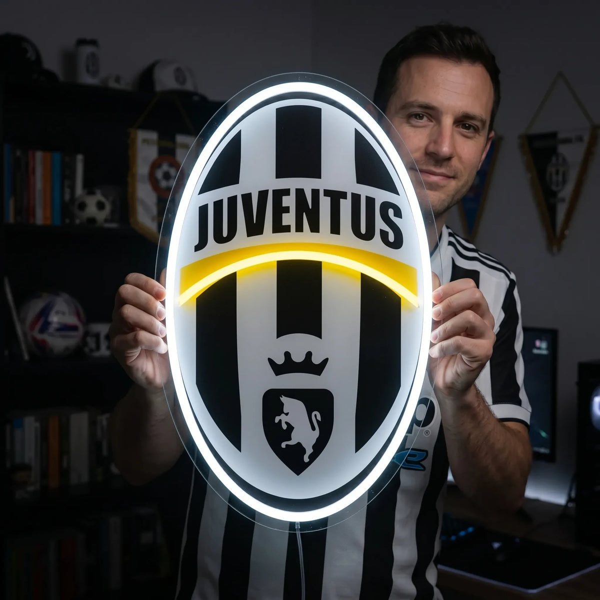 Juventus FC Classic Crest LED Neon Sign