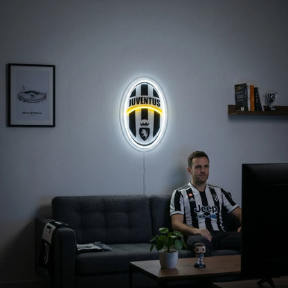 Juventus FC Classic Crest LED Neon Sign