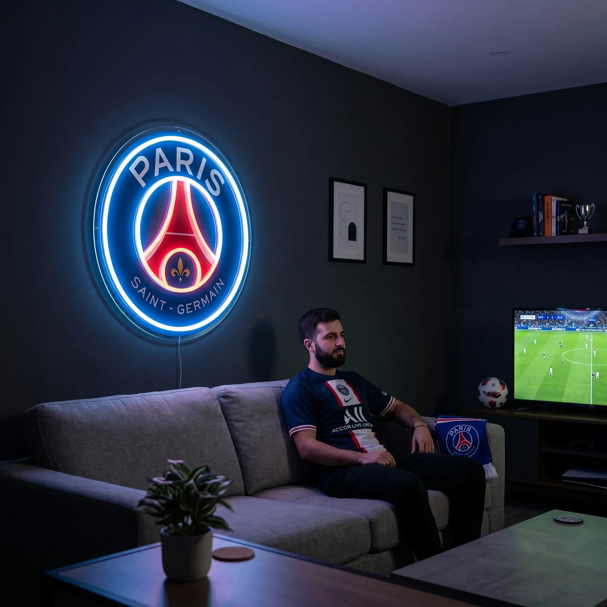 Paris Saint-Germain PSG LED Neon Sign