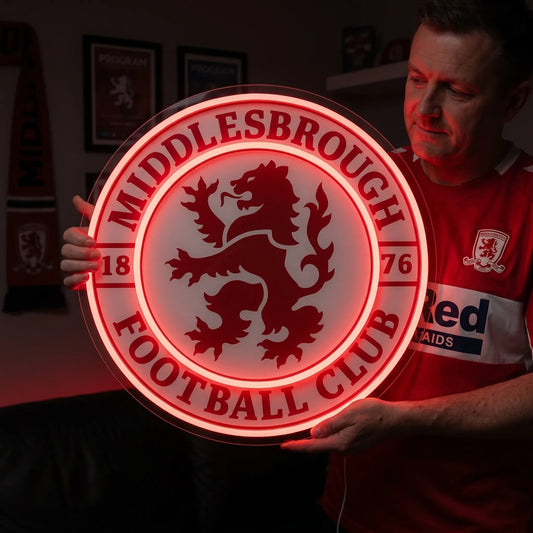 Middlesbrough FC LED Neon Sign
