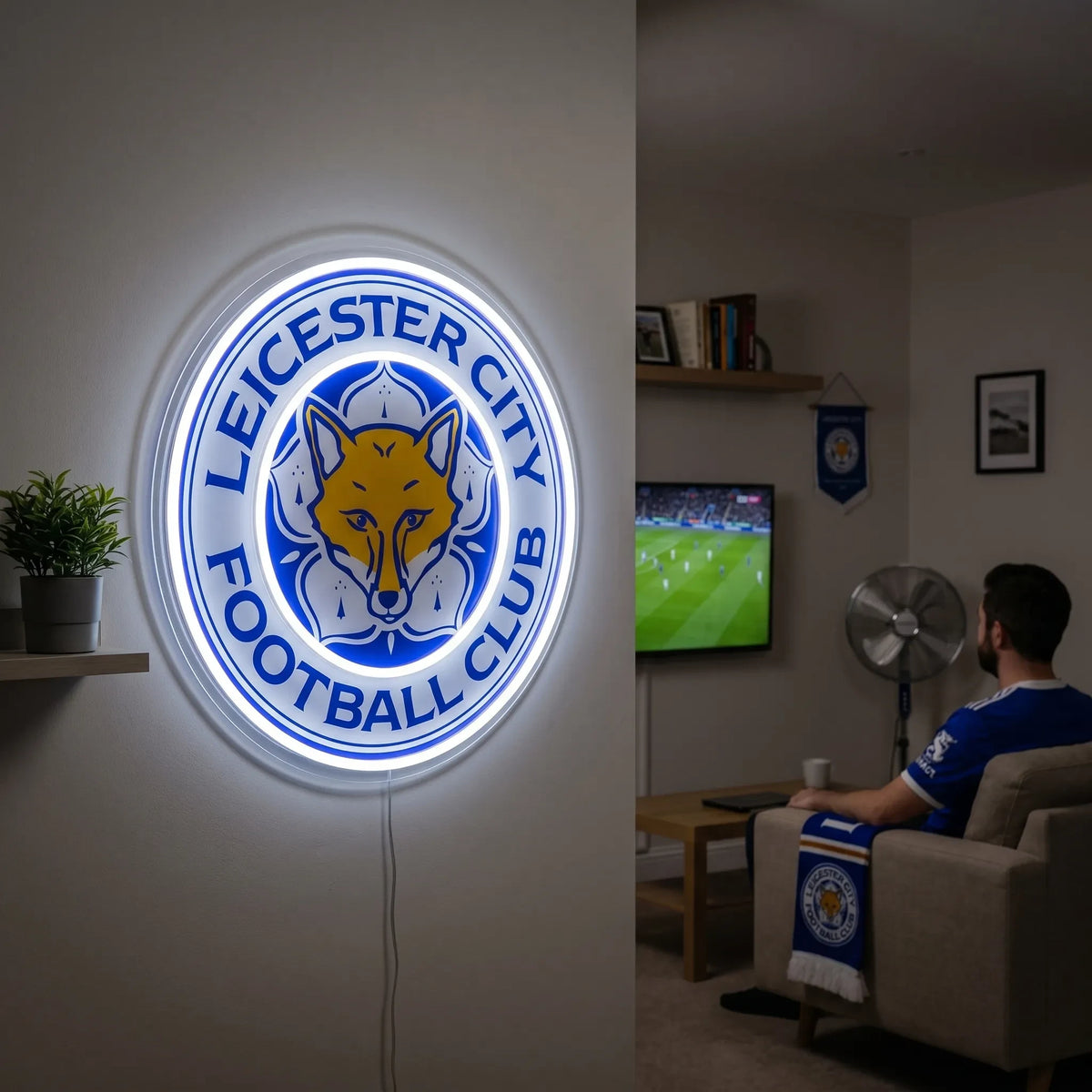 Leicester City FC LED Neon Sign