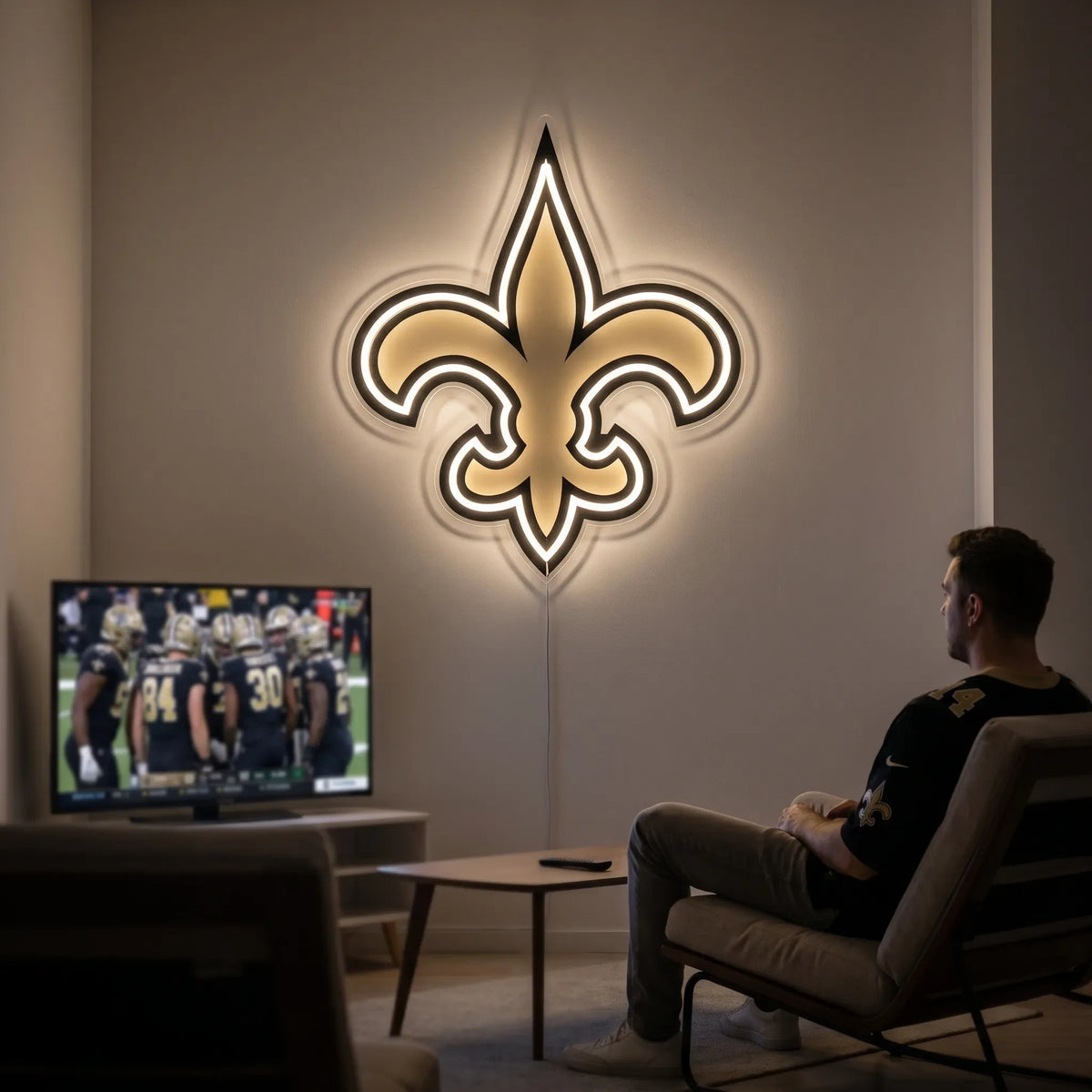 New Orleans Saints LED Neon Sign