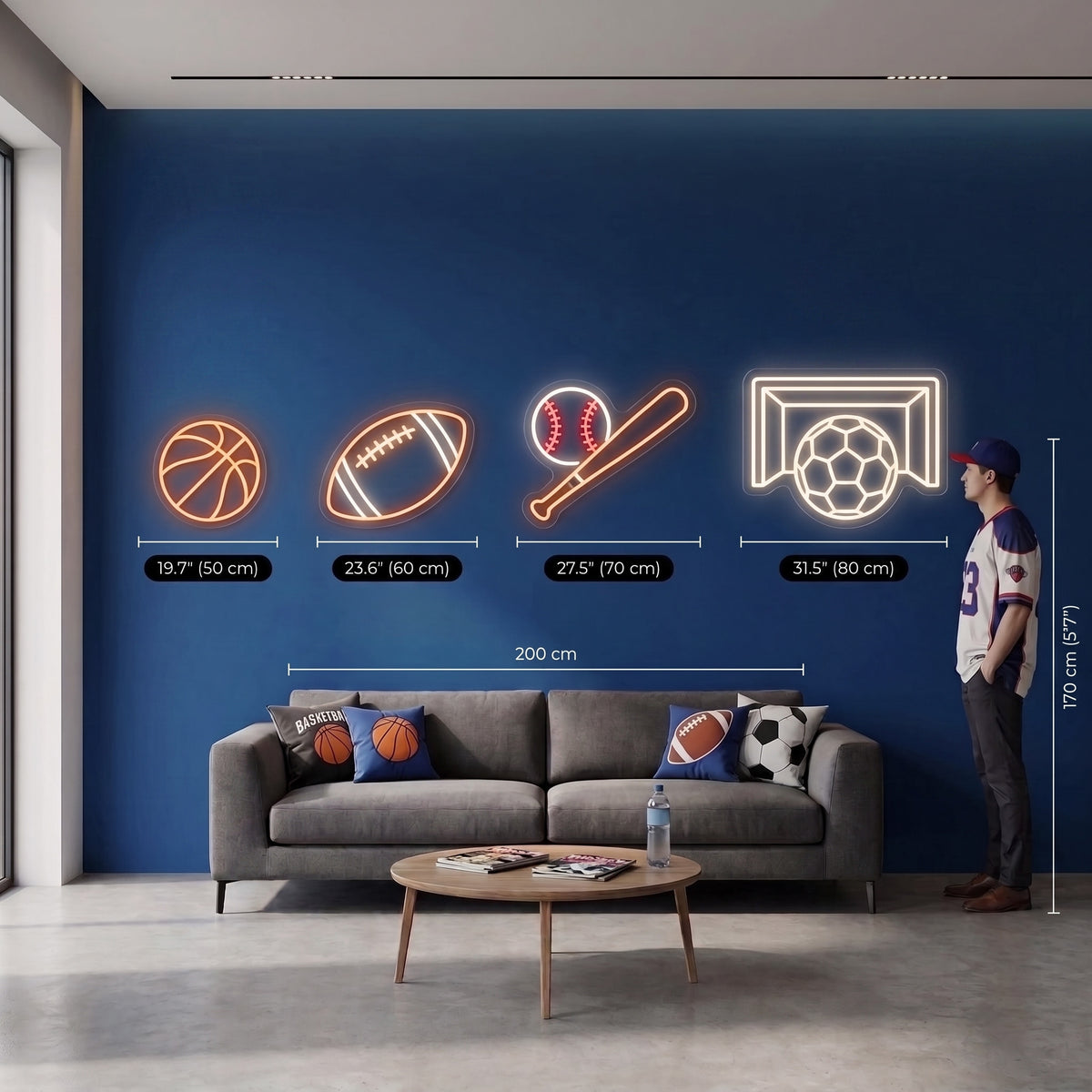 Custom Neon Sign - Please send your requested. (FREE MOCKUP)