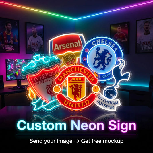 Custom Neon Sign - Please send your requested. (FREE MOCKUP)