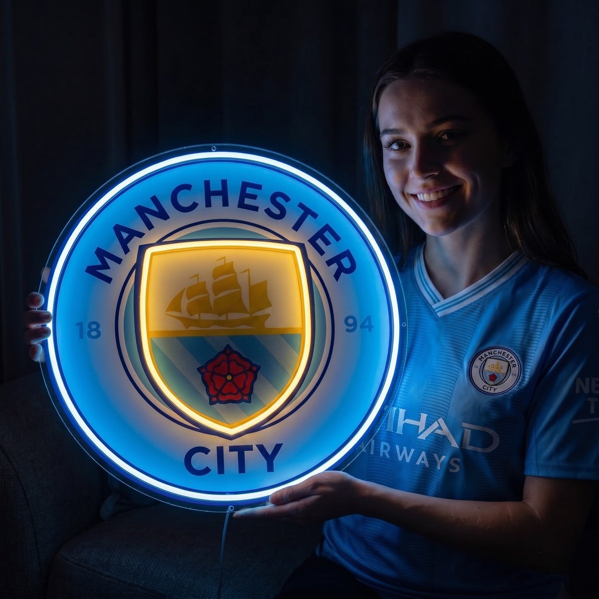 Manchester City FC LED Neon Sign
