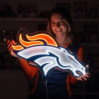 Denver Broncos LED Neon Sign