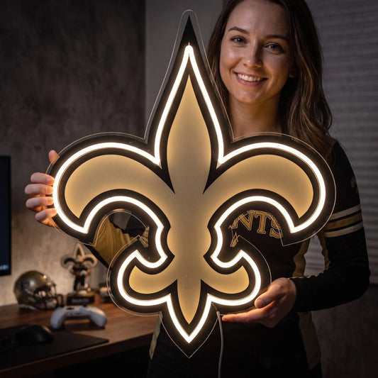 New Orleans Saints LED Neon Sign