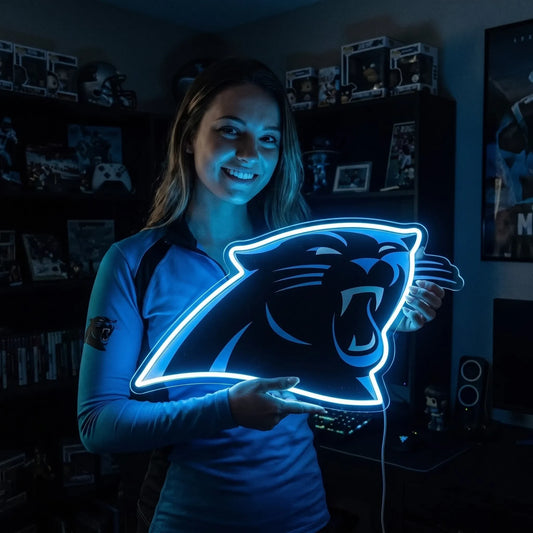 Carolina Panthers LED Neon Sign