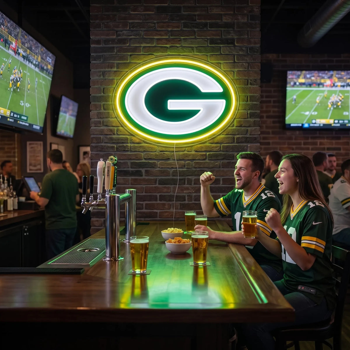 Green Bay Packers LED Neon Sign
