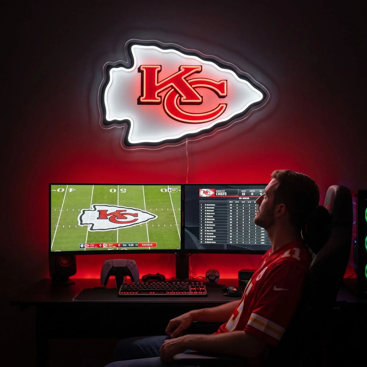 Kansas City Chiefs LED Neon Sign