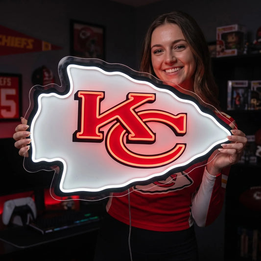 Kansas City Chiefs LED Neon Sign