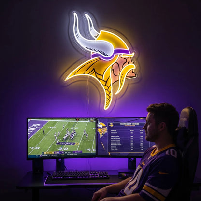 Minnesota Vikings LED Neon Sign