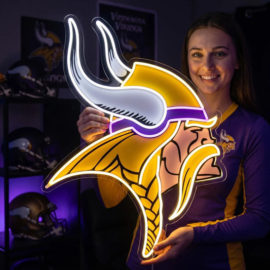 Minnesota Vikings LED Neon Sign