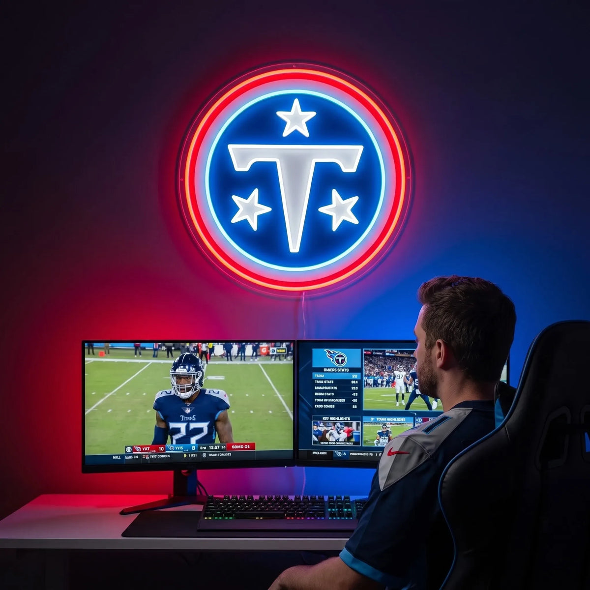 Tennessee Titans LED Neon Sign