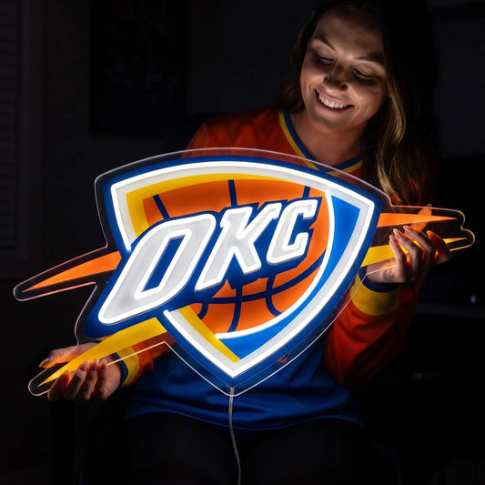 Oklahoma City Thunder LED Neon Sign