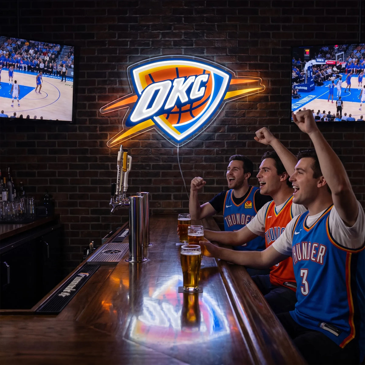 Oklahoma City Thunder LED Neon Sign