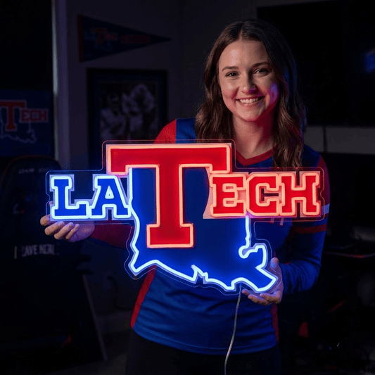 Louisiana Tech Bulldogs LED Neon Sign