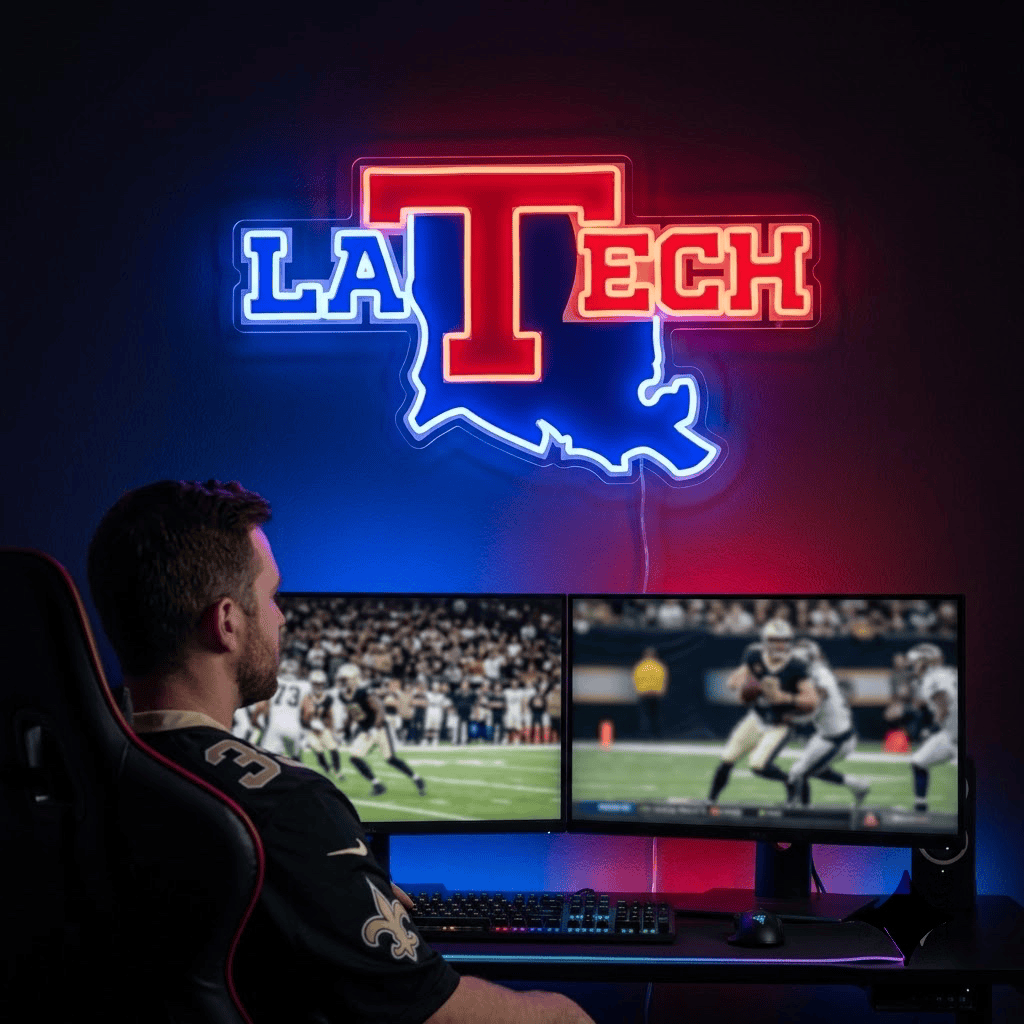 Louisiana Tech Bulldogs LED Neon Sign