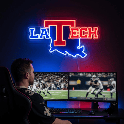 Louisiana Tech Bulldogs LED Neon Sign