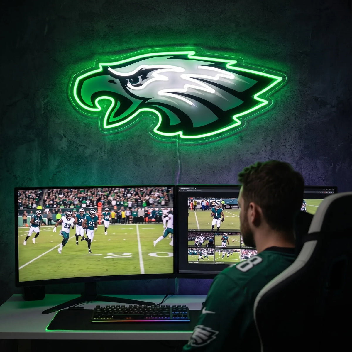 Philadelphia Eagles LED Neon Sign