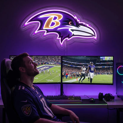 Baltimore Ravens LED Neon Sign