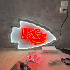 Kansas City Chiefs LED Neon Sign