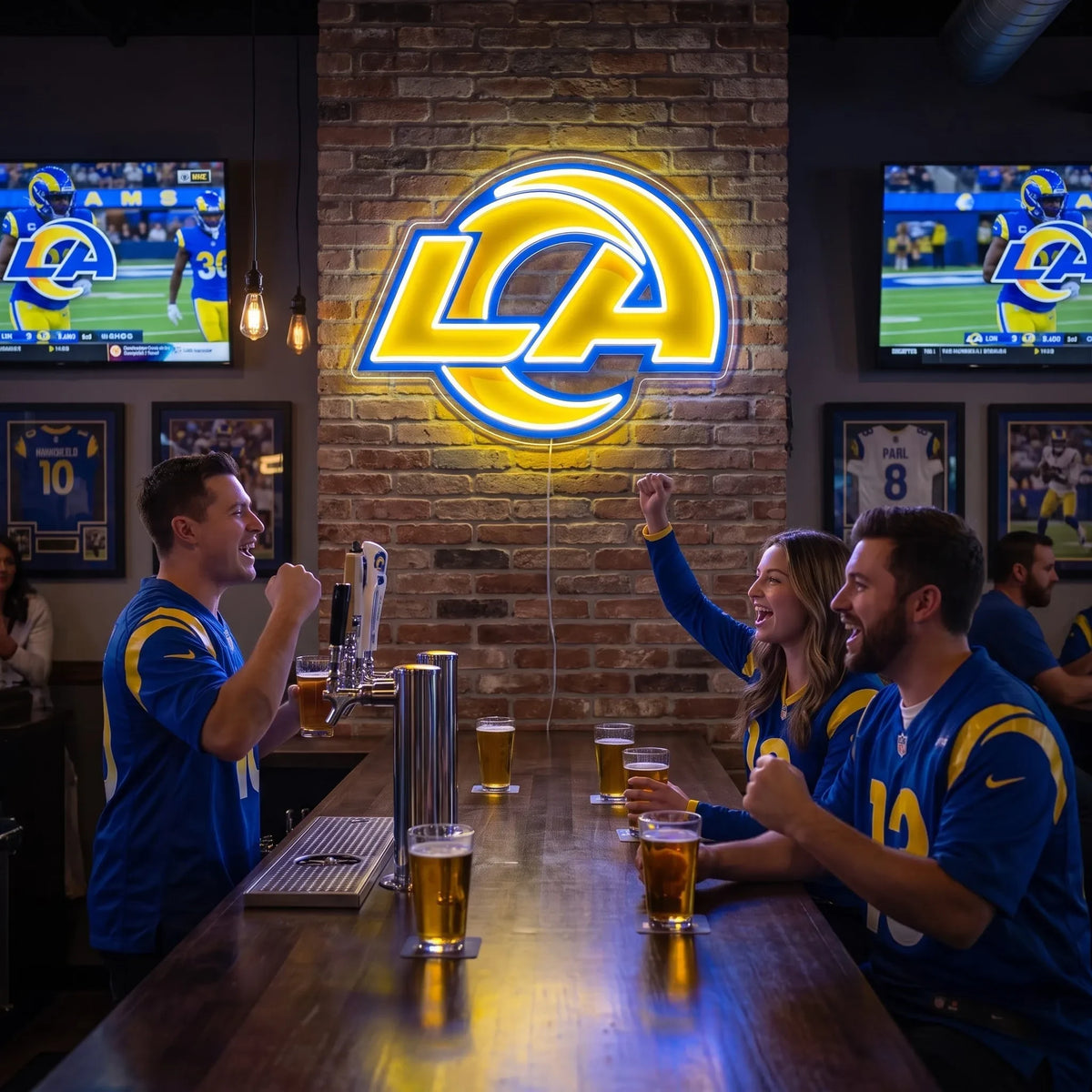 Los Angeles Rams LED Neon Sign