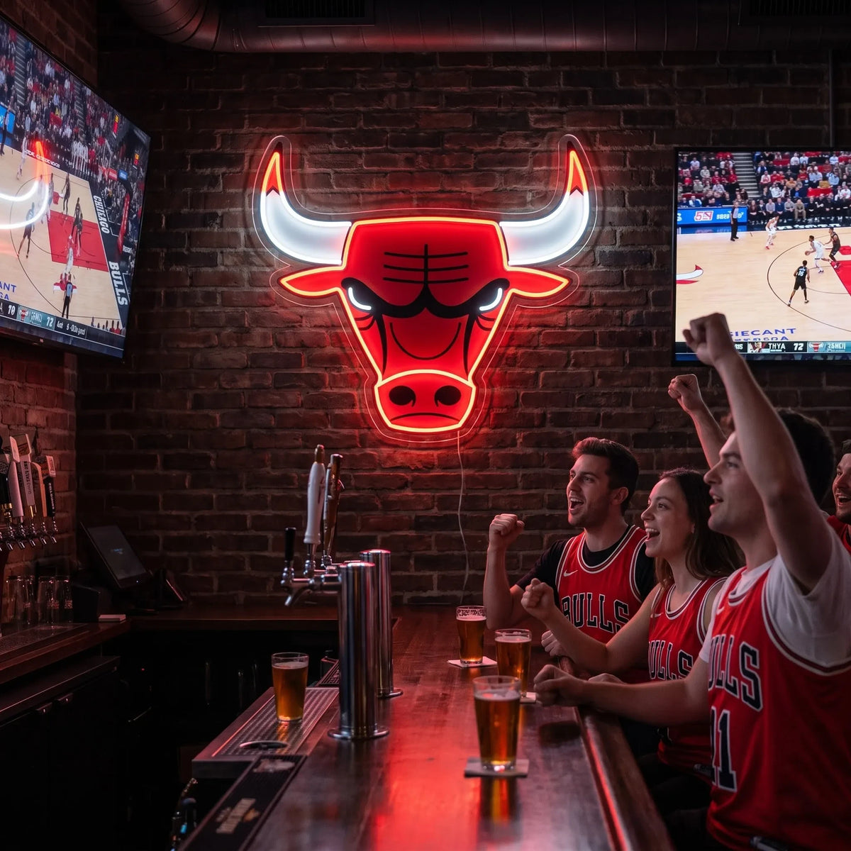Chicago Bulls LED Neon Sign