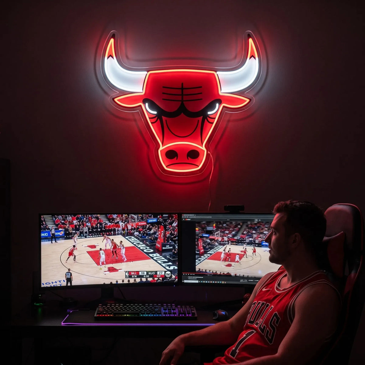 Chicago Bulls LED Neon Sign