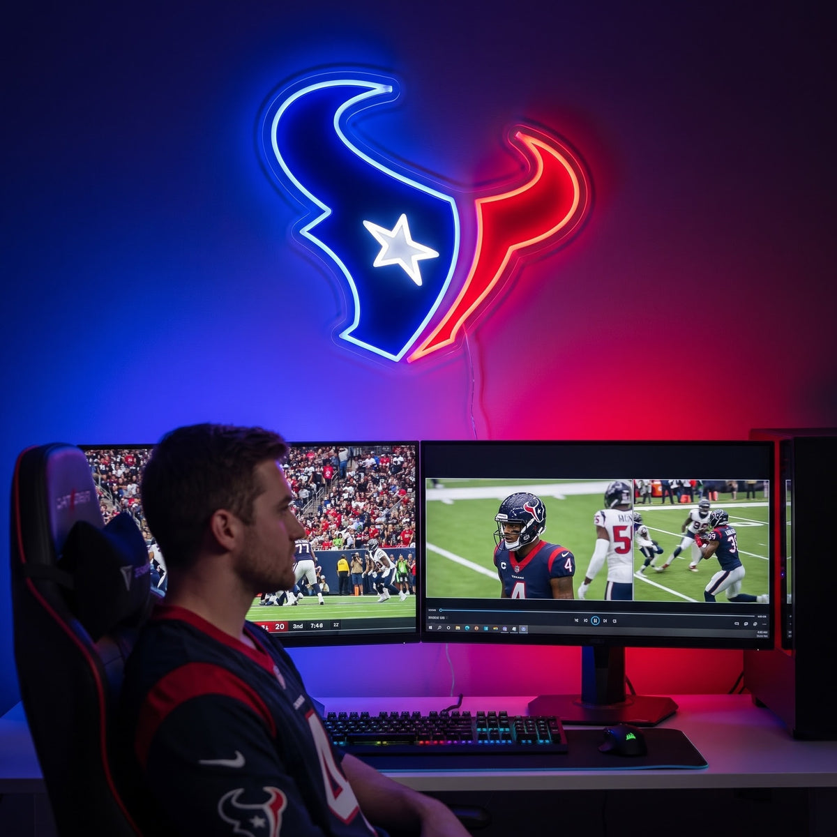 Houston Texans LED Neon Sign 02
