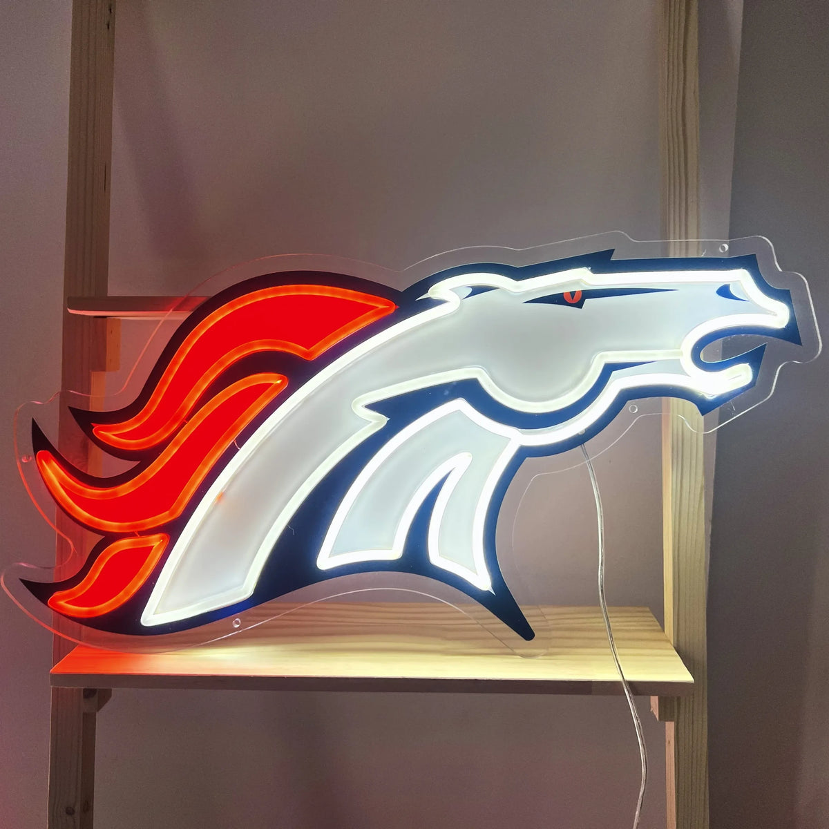 Denver Broncos LED Neon Sign
