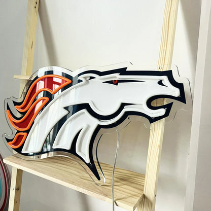 Denver Broncos LED Neon Sign